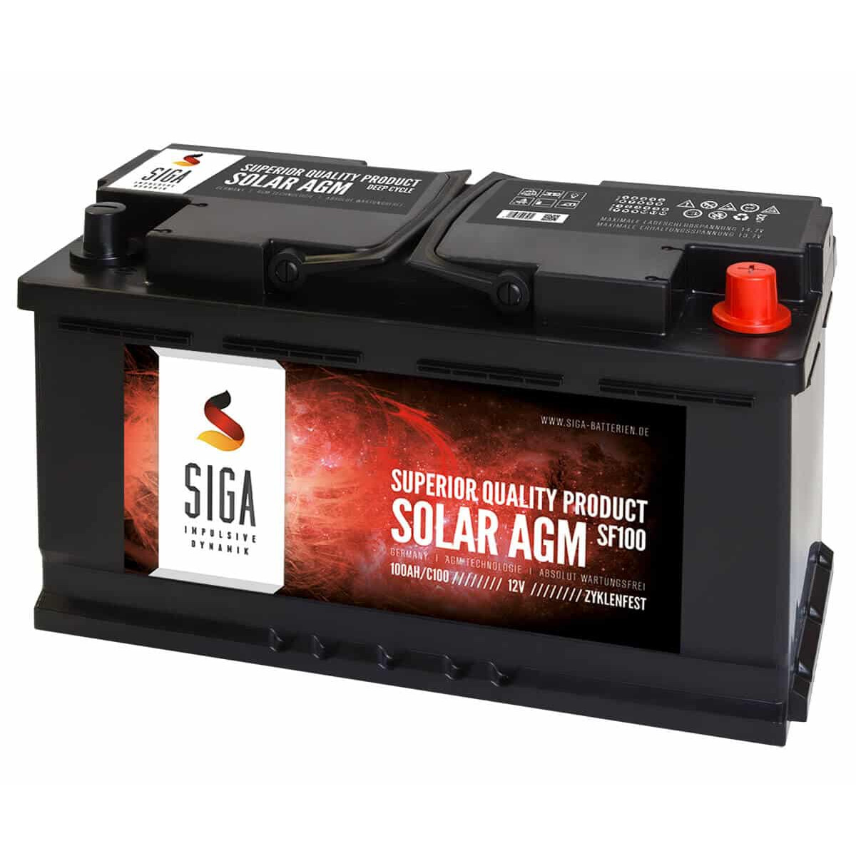SIGA SOLAR AGM Batterie SF100 12V 100Ah online jetzt bei PrimeSolar