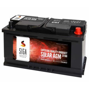 SIGA SOLAR AGM Batterie SF100 12V 100Ah