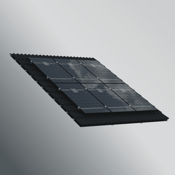 Blubase Basisset Schrägdachsystem für 1 Solarmodul (30mm/35mm)
