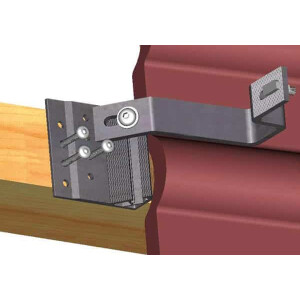 S:FLEX Dachhaken seiten- und höhenverstellbar für Dächer mit Dachziegel-, Dachsteine- und Biberschwanzeindeckung