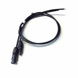 Anschlusskabel Set +/- 4mm² schwarz 2 x 10 m mit MC4 Stecker vormontiert
