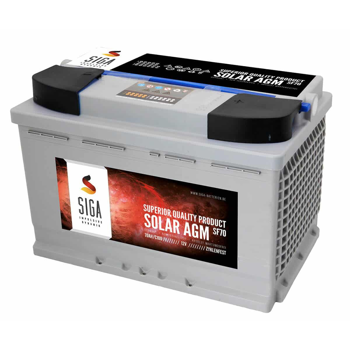 SIGA SOLAR AGM Batterie SF70 12V 70Ah online kaufen bei