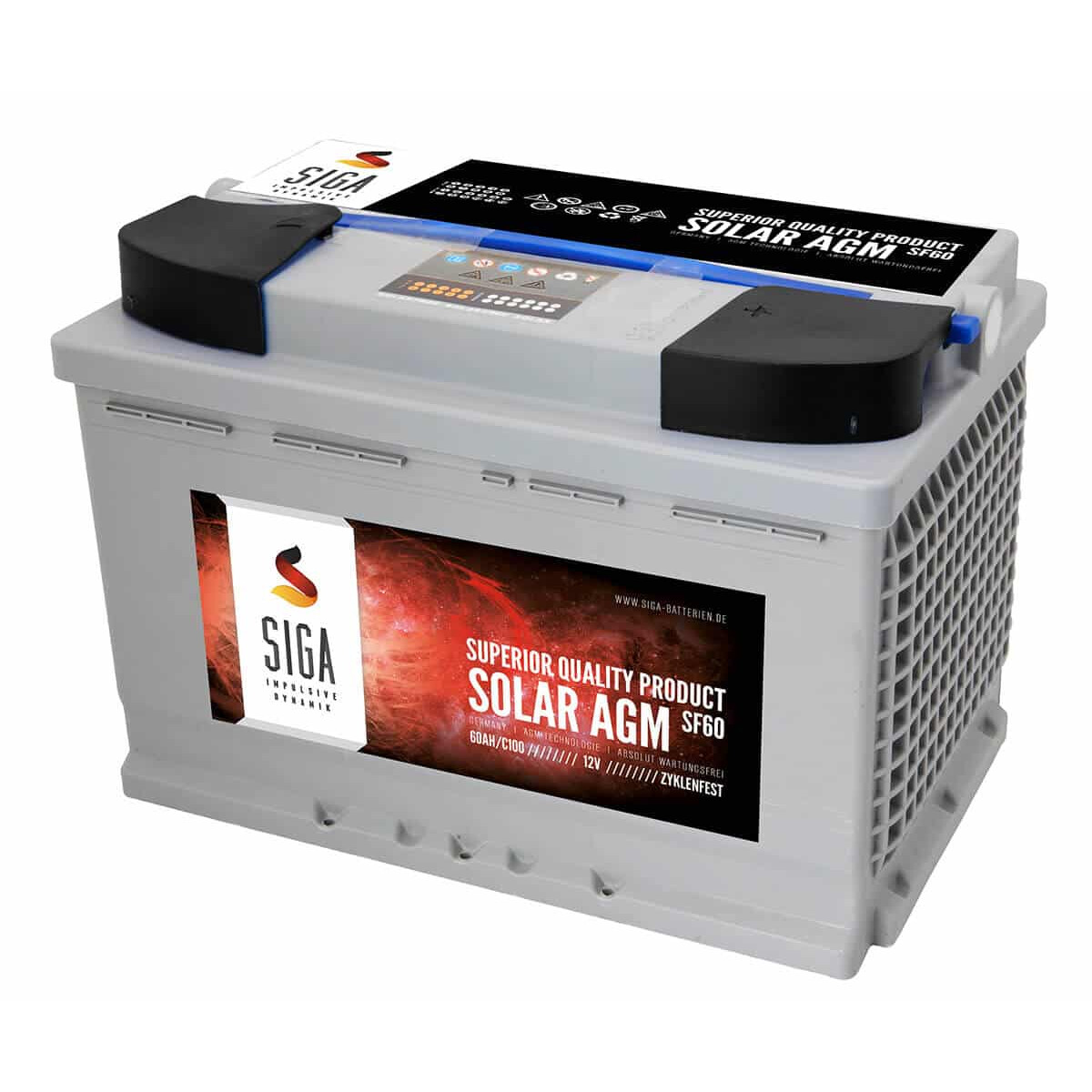SIGA SOLAR AGM Batterie SF60 12V 60Ah online kaufen bei PrimeSolar