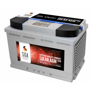 SIGA SOLAR AGM Batterie SF60 12V 60Ah