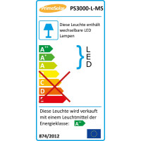 LED Wand-/Deckenleuchte PS3000-L-MS 5000K