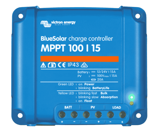 VICTRON BlueSolar MPPT 100/15 12/24V 15A Solarladeregler