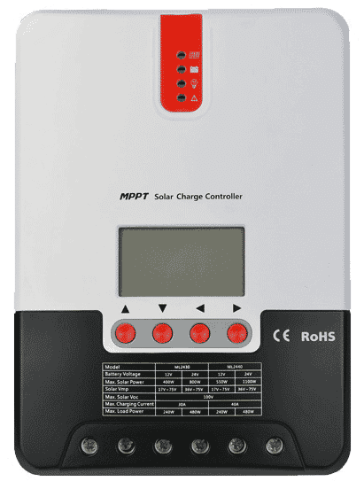 MPPT Batterie Regler 520/1040W 12/24V 40A