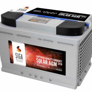 SIGA SOLAR AGM Batterie SF70 12V 70Ah